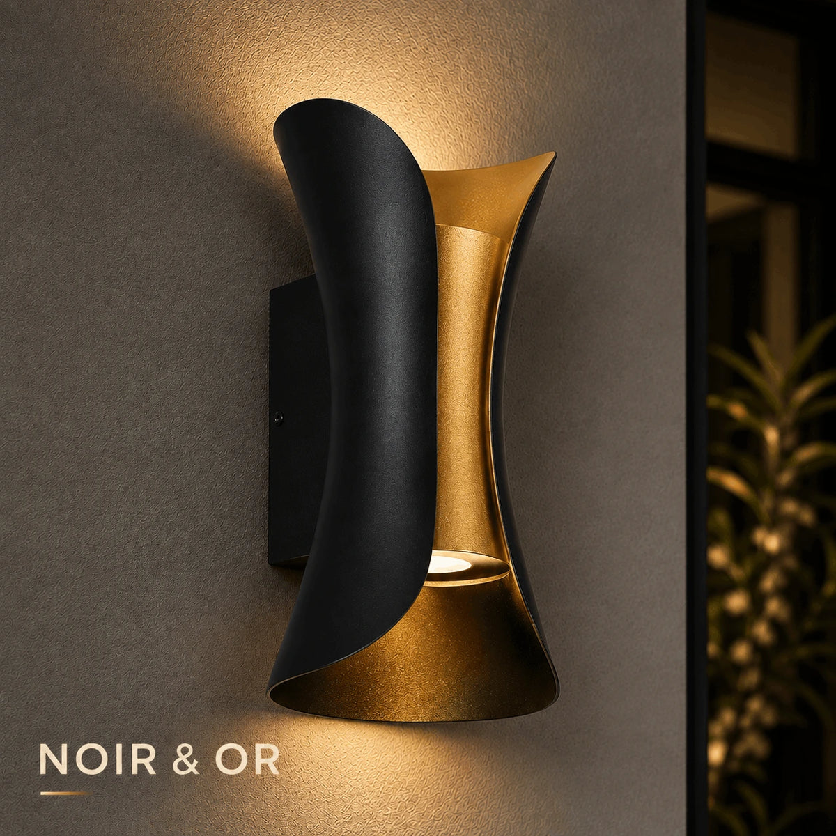 Applique Murale LED Design Nordique Étanche IP65