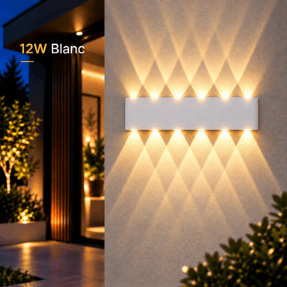 Applique Murale LED Extérieure Up & Down Design Moderne