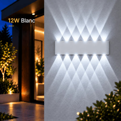 Applique Murale LED Extérieure Up & Down Design Moderne