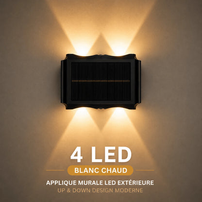 Applique Murale Solaire LED Haut et Bas