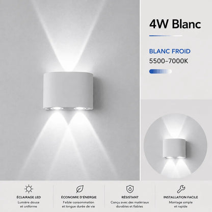 Applique Murale LED Moderne Blanche