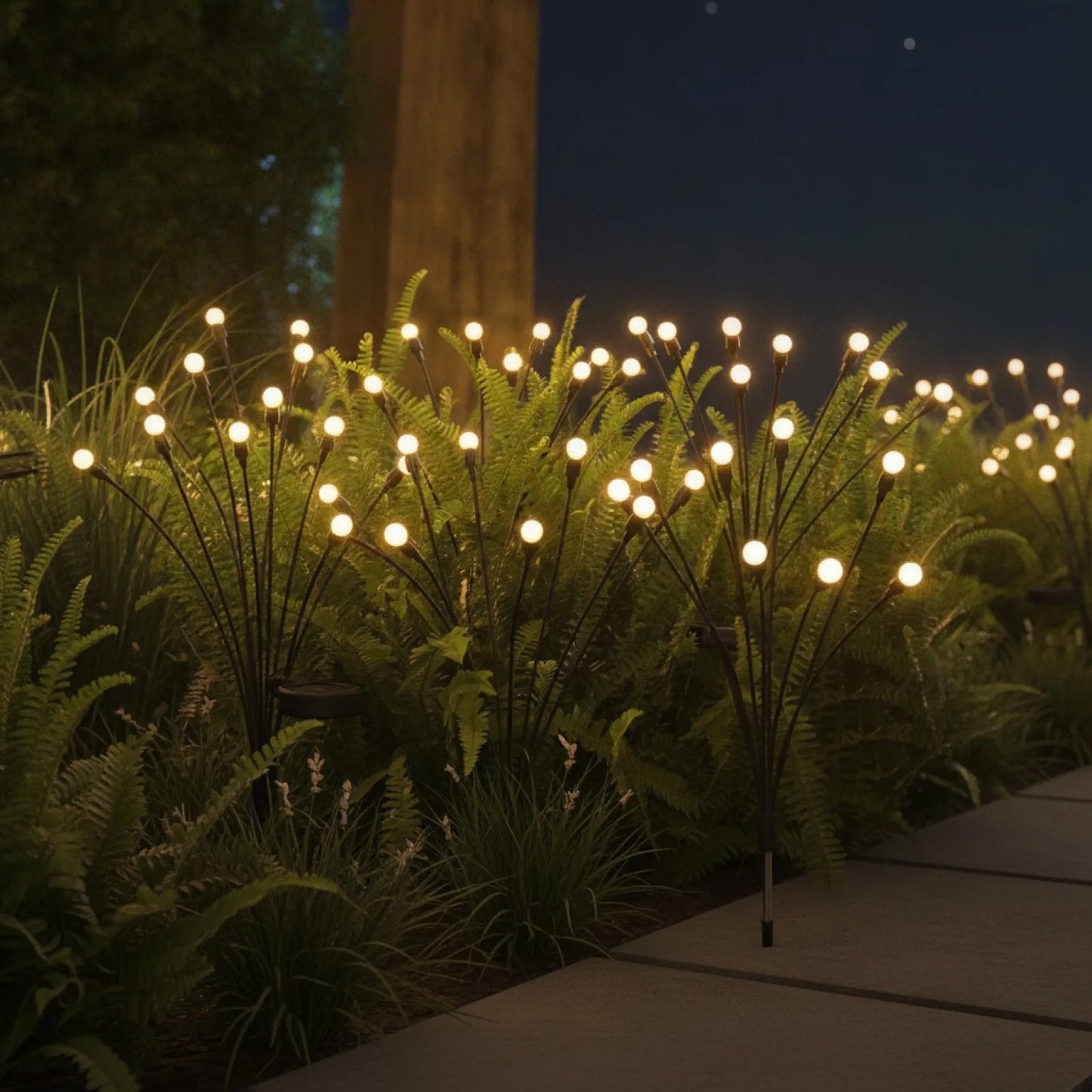 Lampes Solaires Jardin Luciole Magique