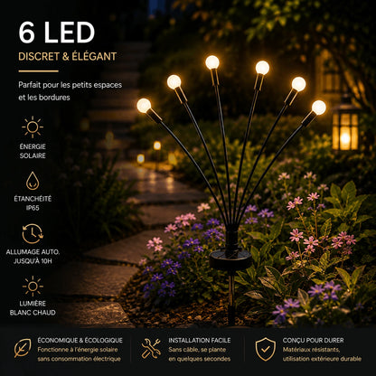 Lampes Solaires Jardin Luciole Magique