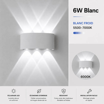 Applique Murale LED Moderne Blanche