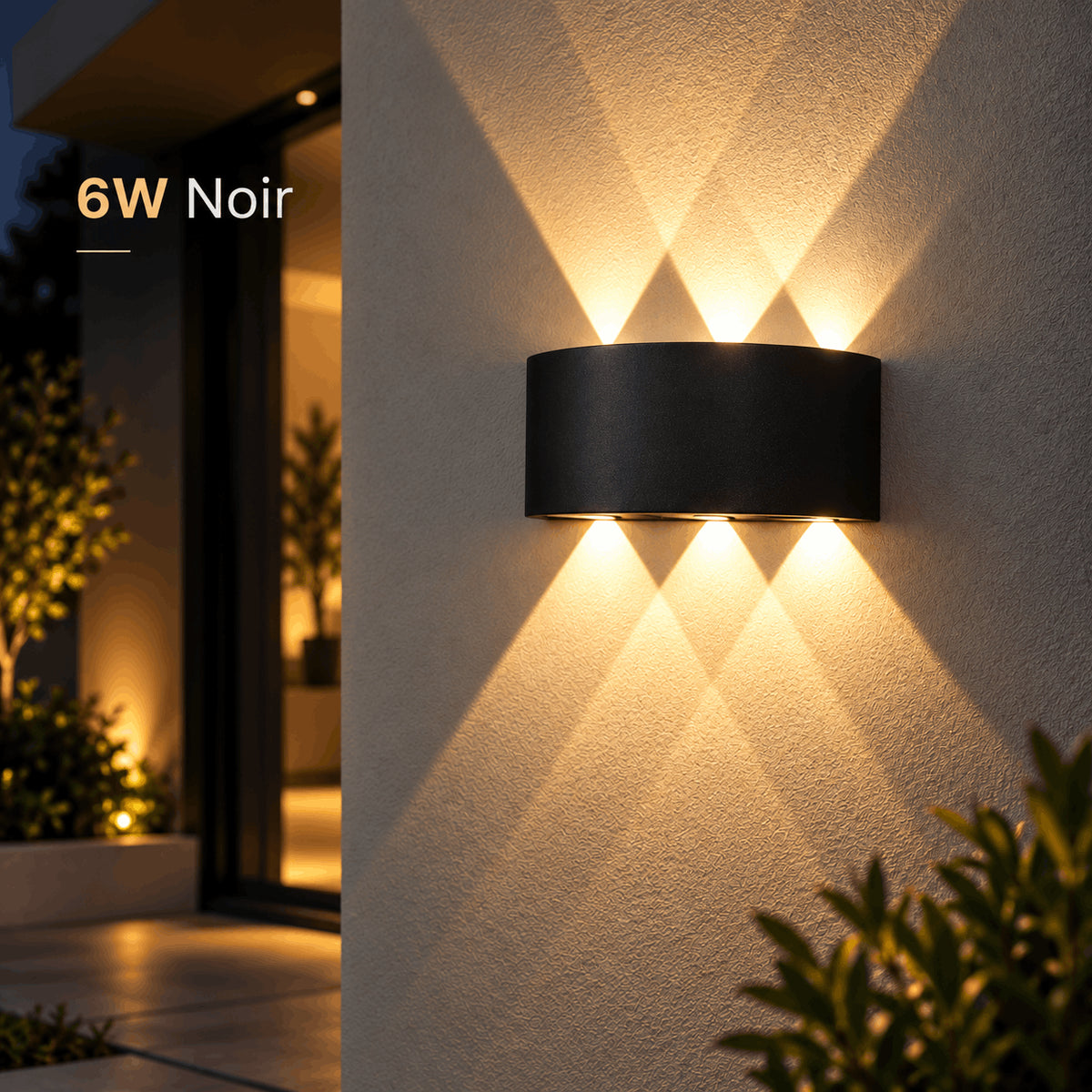 Applique Murale LED Extérieure Up & Down Design Moderne