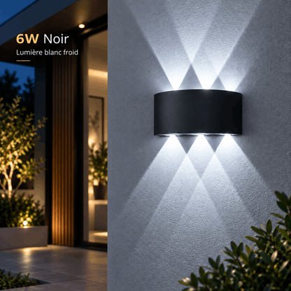 Applique Murale LED Extérieure Up & Down Design Moderne