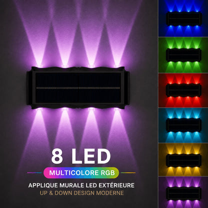 Applique Murale Solaire LED Haut et Bas