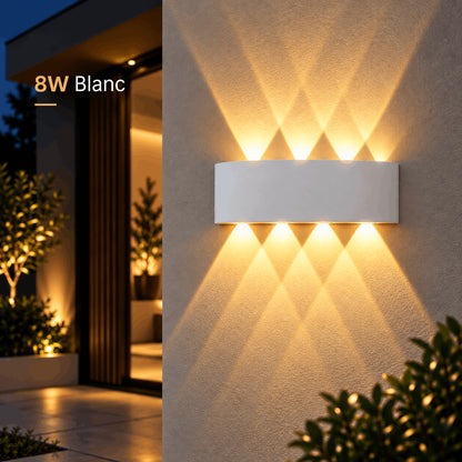 Applique Murale LED Extérieure Up & Down Design Moderne