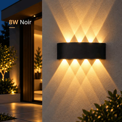 Applique Murale LED Extérieure Up & Down Design Moderne