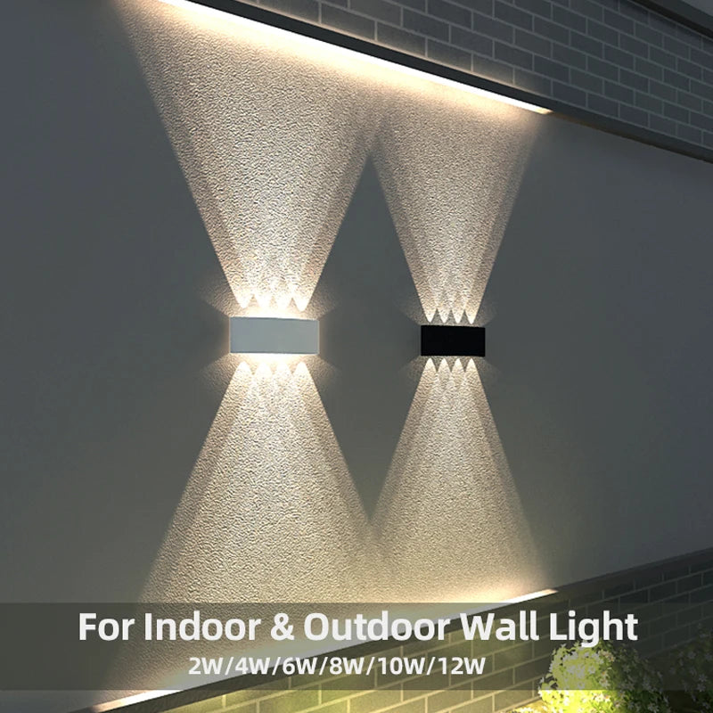 Applique Murale LED Extérieure Up & Down Design Moderne