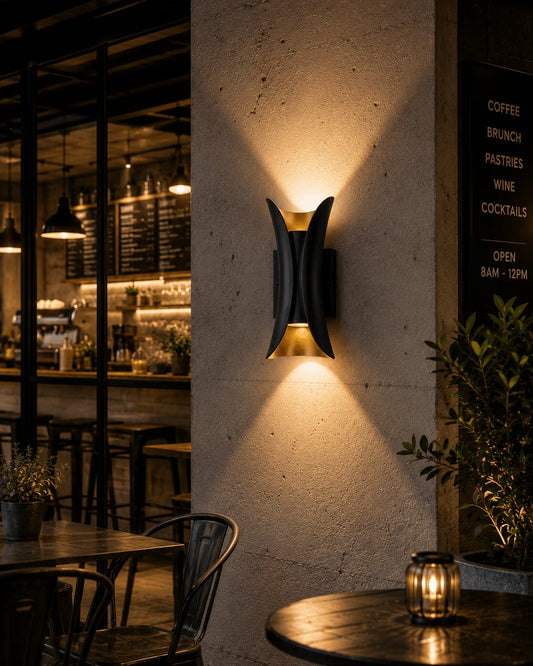 Applique Murale LED Design Nordique Étanche IP65