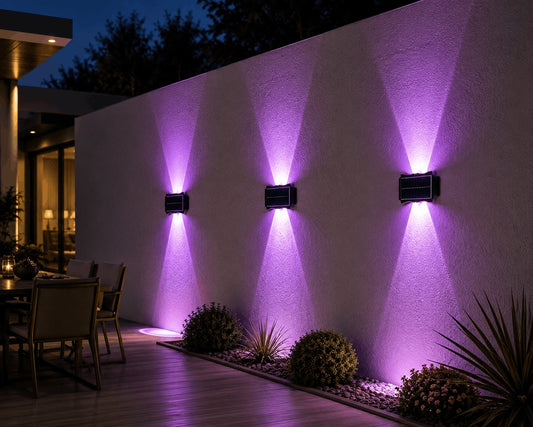 Applique Murale Solaire LED Haut et Bas