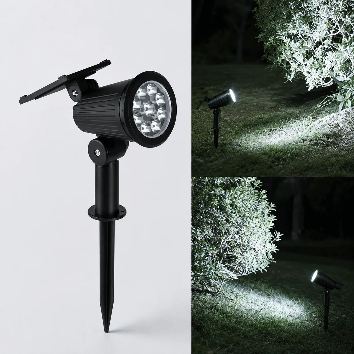 Projecteur Solaire LED 9W Étanche IP65