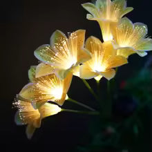 Lampe Solaire Fleur de Lys - Ambiance Magique Extérieure