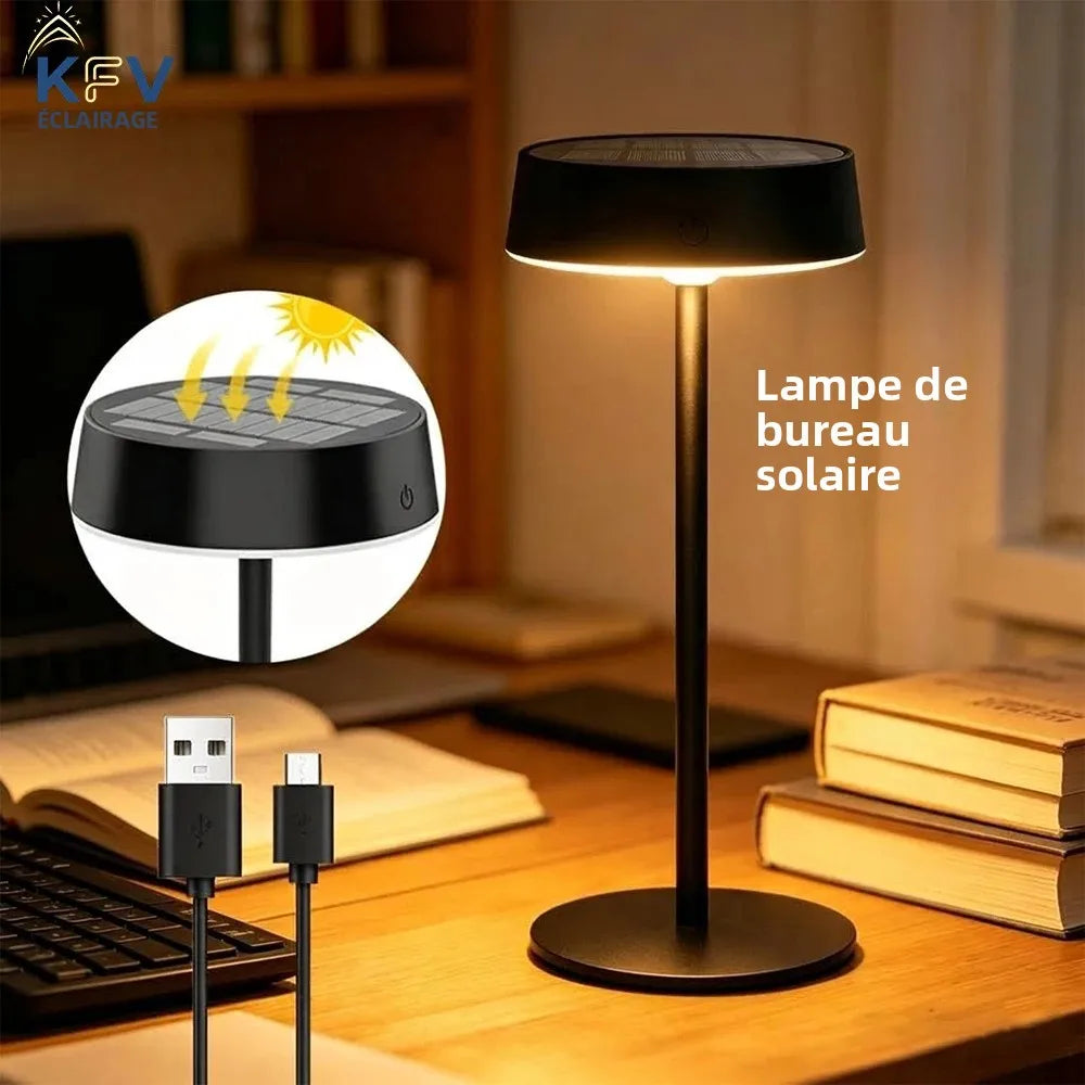 Lampe KVF : Solaire, USB, 3 Couleurs