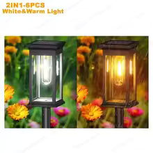 Lampe Solaire LED Étanche pour Jardin