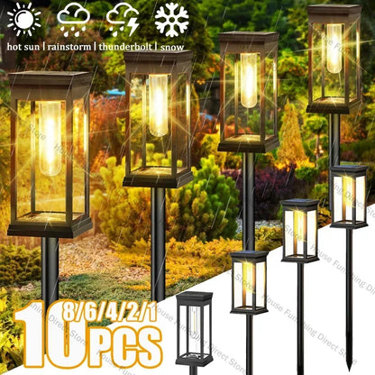 Lampe Solaire LED Étanche pour Jardin