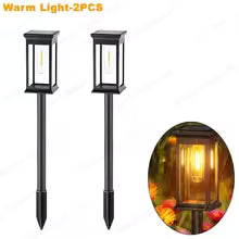 Lampe Solaire LED Étanche pour Jardin