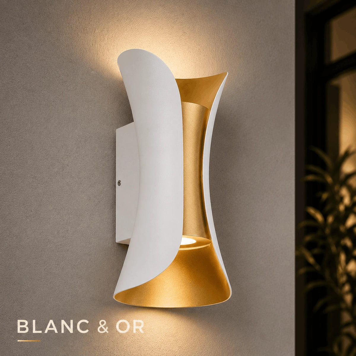 Applique Murale LED Design Nordique Étanche IP65