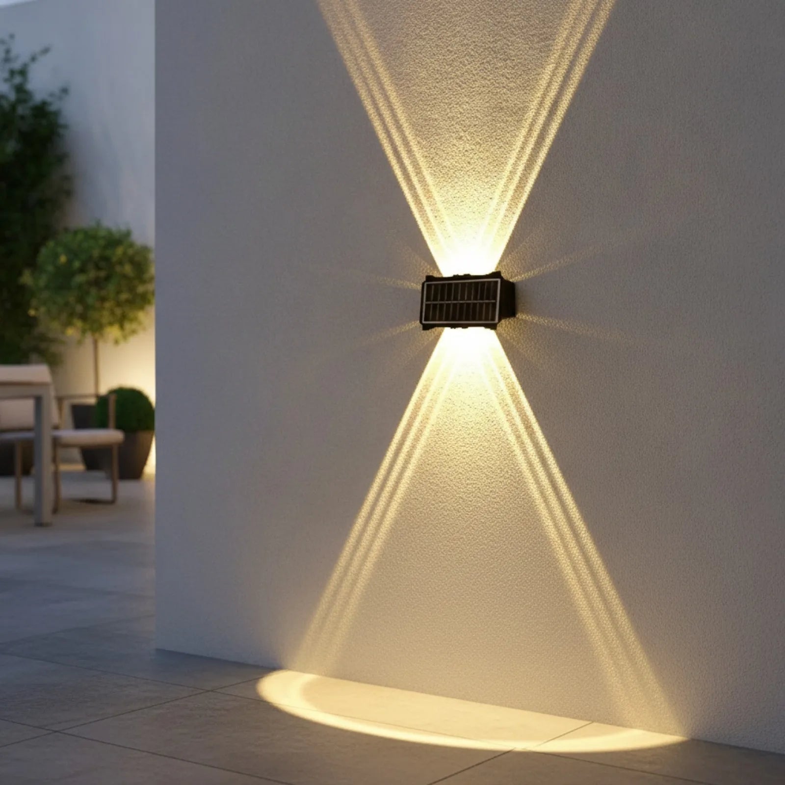 Applique Murale Solaire LED Haut et Bas