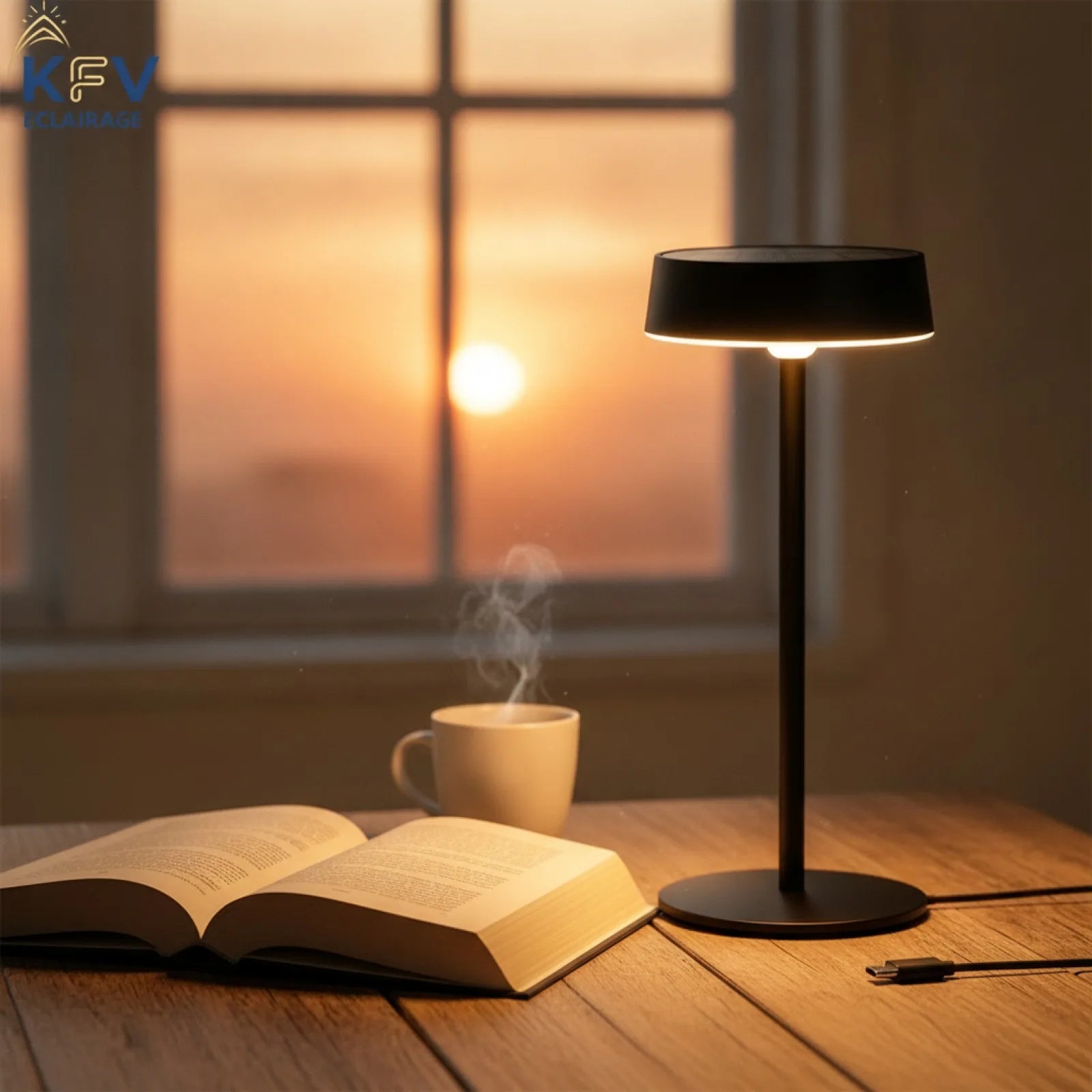 Lampe KVF : Solaire, USB, 3 Couleurs