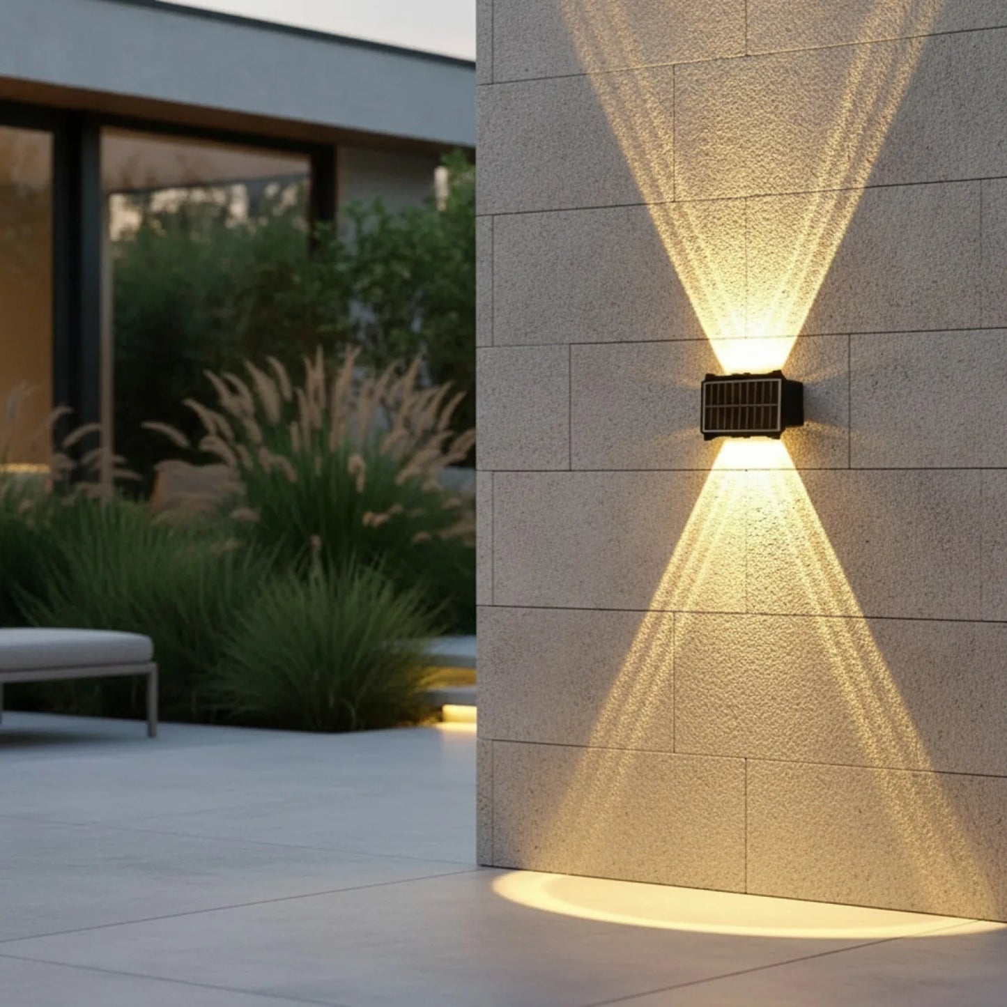 Applique Murale Solaire LED Haut et Bas