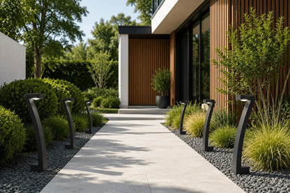 Borne Solaire LED Jardin Étanche IP65