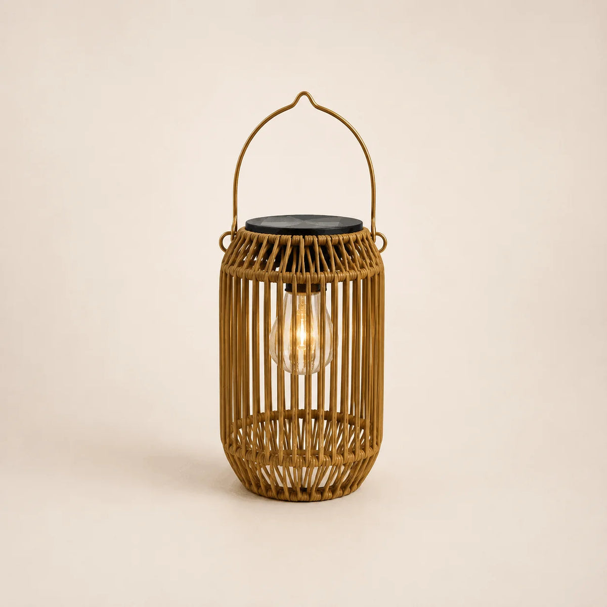 Lanterne Solaire Tissée Style Boho