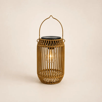 Lanterne Solaire Tissée Style Boho