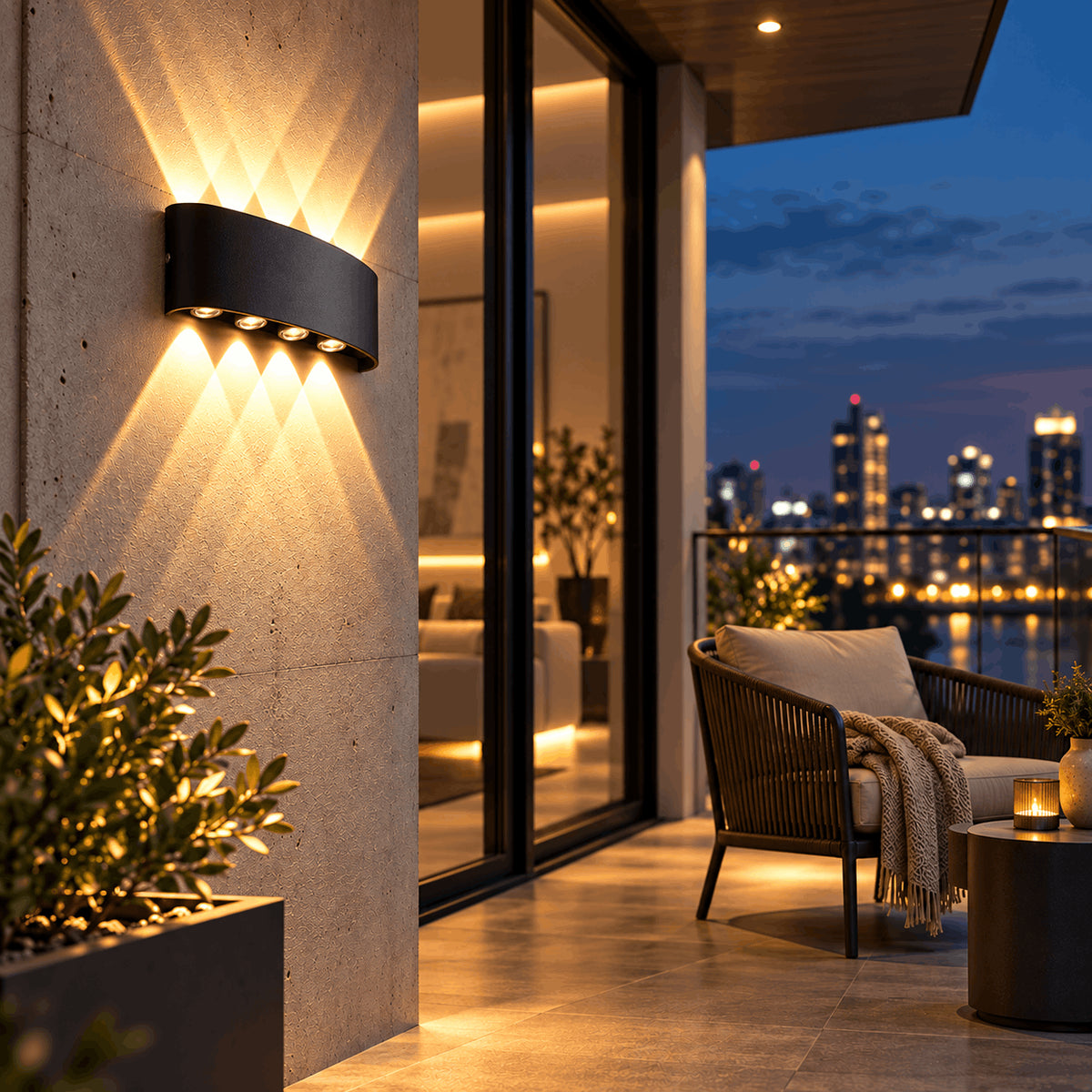 Applique Murale LED Moderne Blanche