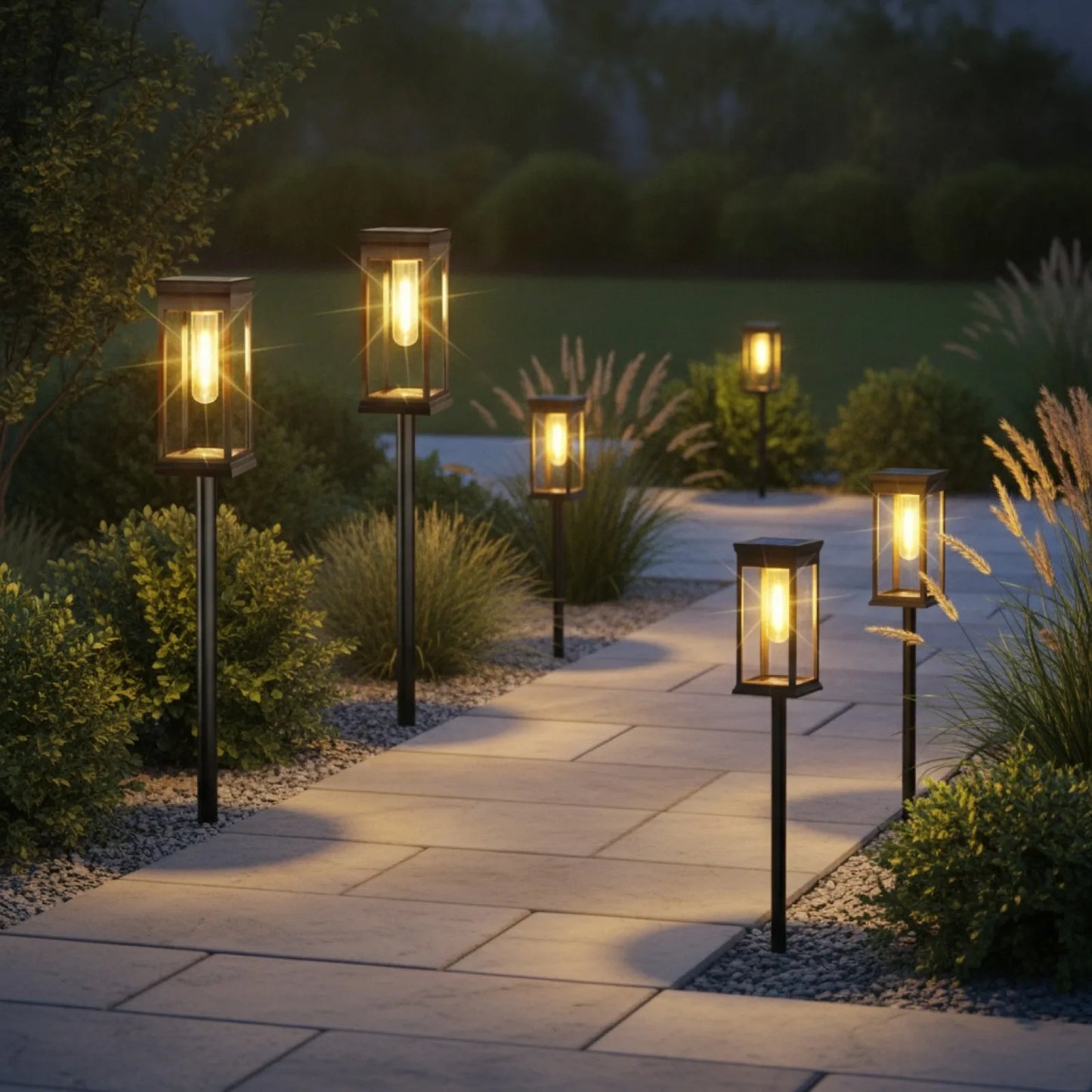 Lampe Solaire LED Étanche pour Jardin