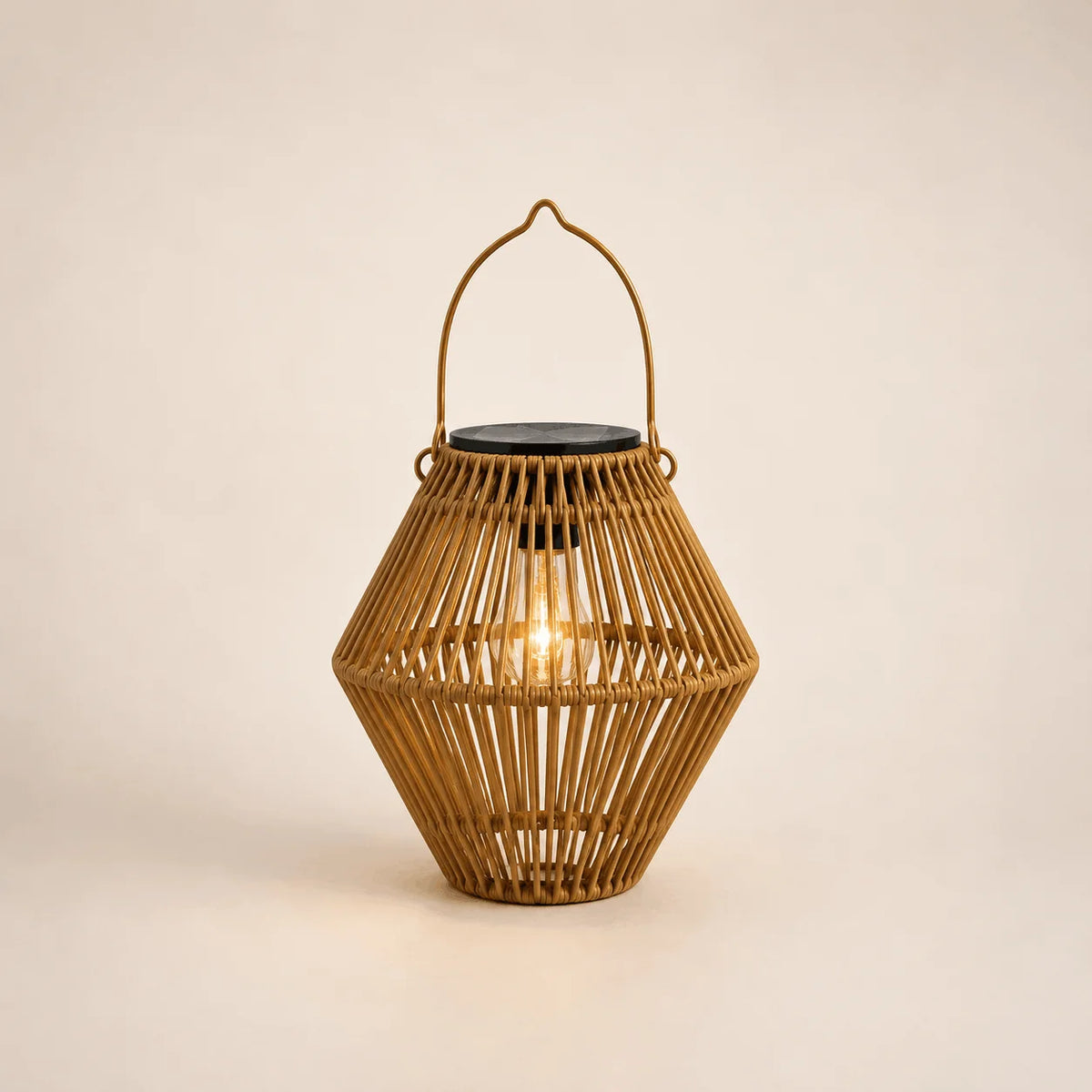 Lanterne Solaire Tissée Style Boho