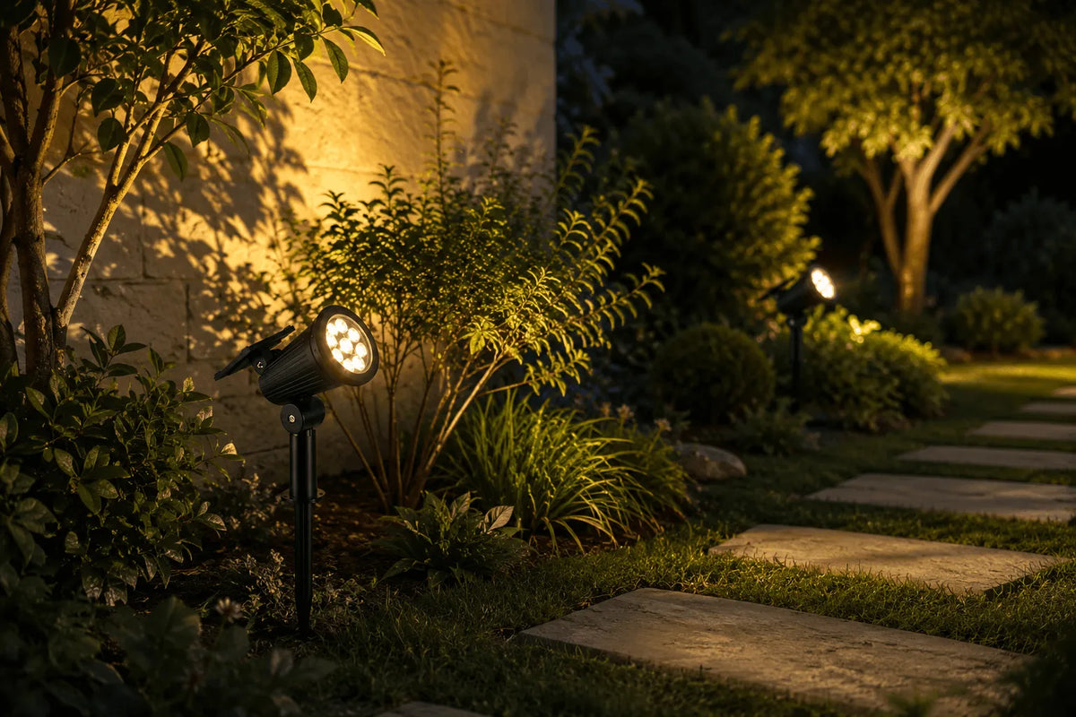 Projecteur Solaire LED 9W Étanche IP65