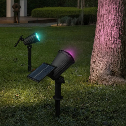 Spot Solaire LED RGB Jardin IP65