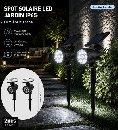 Spot Solaire LED RGB Jardin IP65